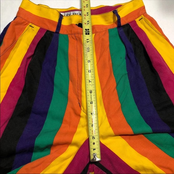 Alex Tala Rainbow High Waist Colorful Shorts 10 - Picture 4 of 8